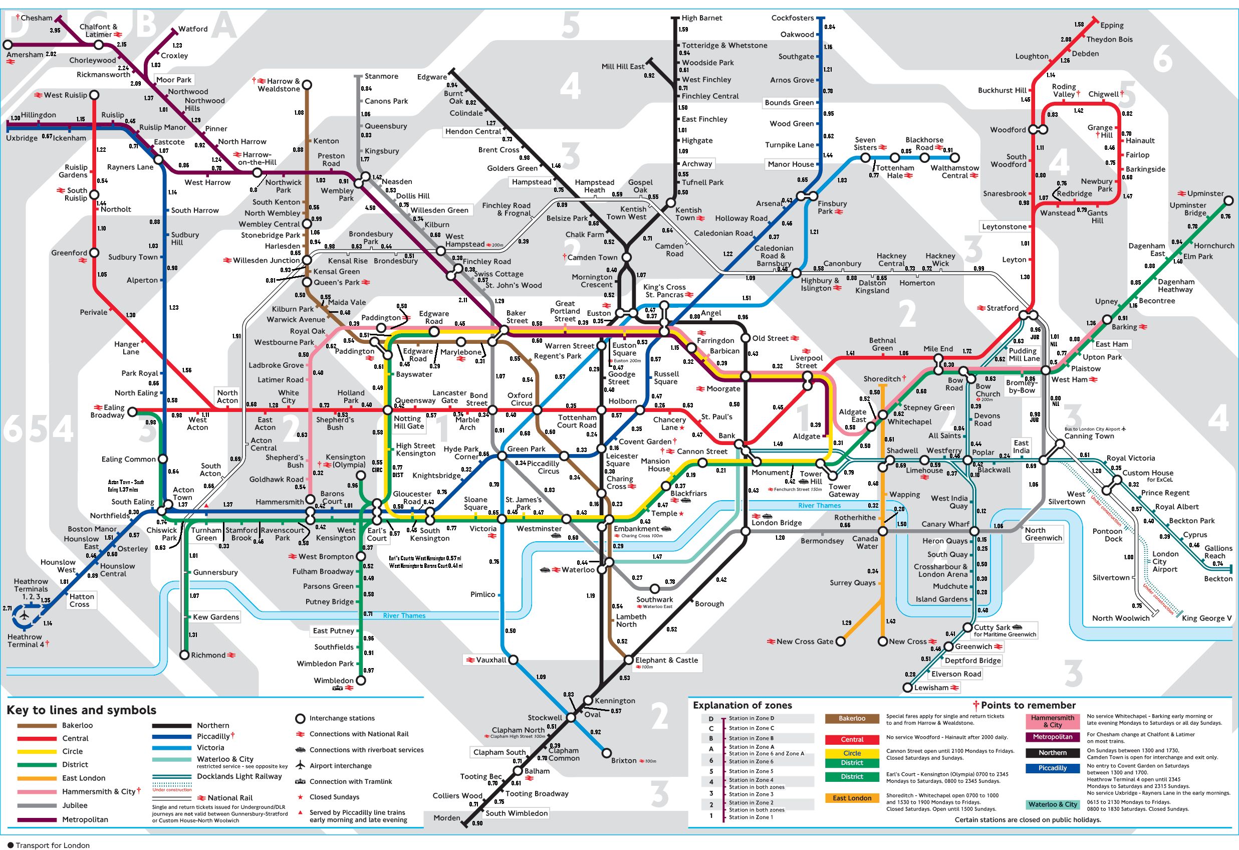 LONDON METRO MAP